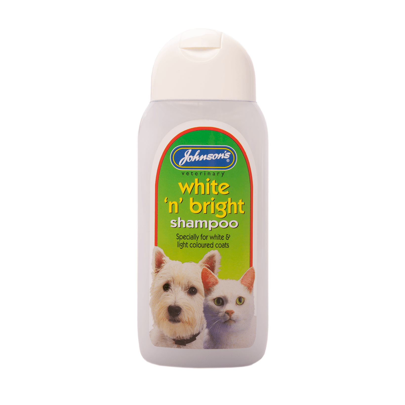 JVP Dog Cat White Bright Shampoo 200ml Image 1