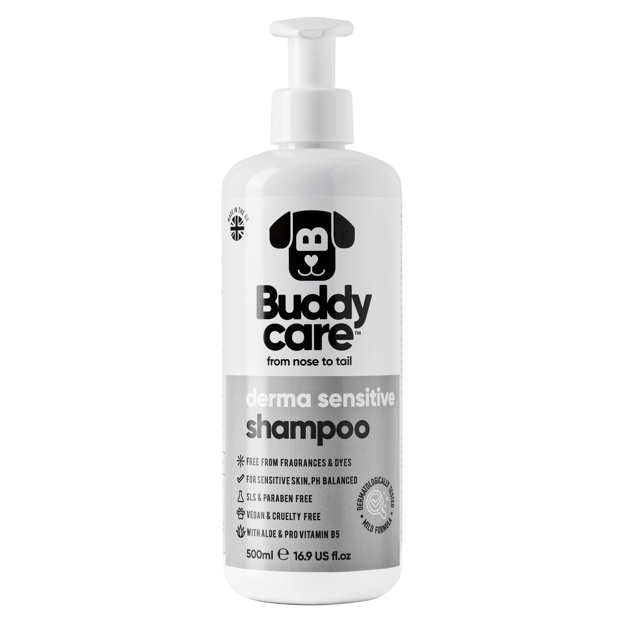 Buddycare Dog Shampoo - Derma Sensitive - 500ml / 16.9 fl oz Image 1
