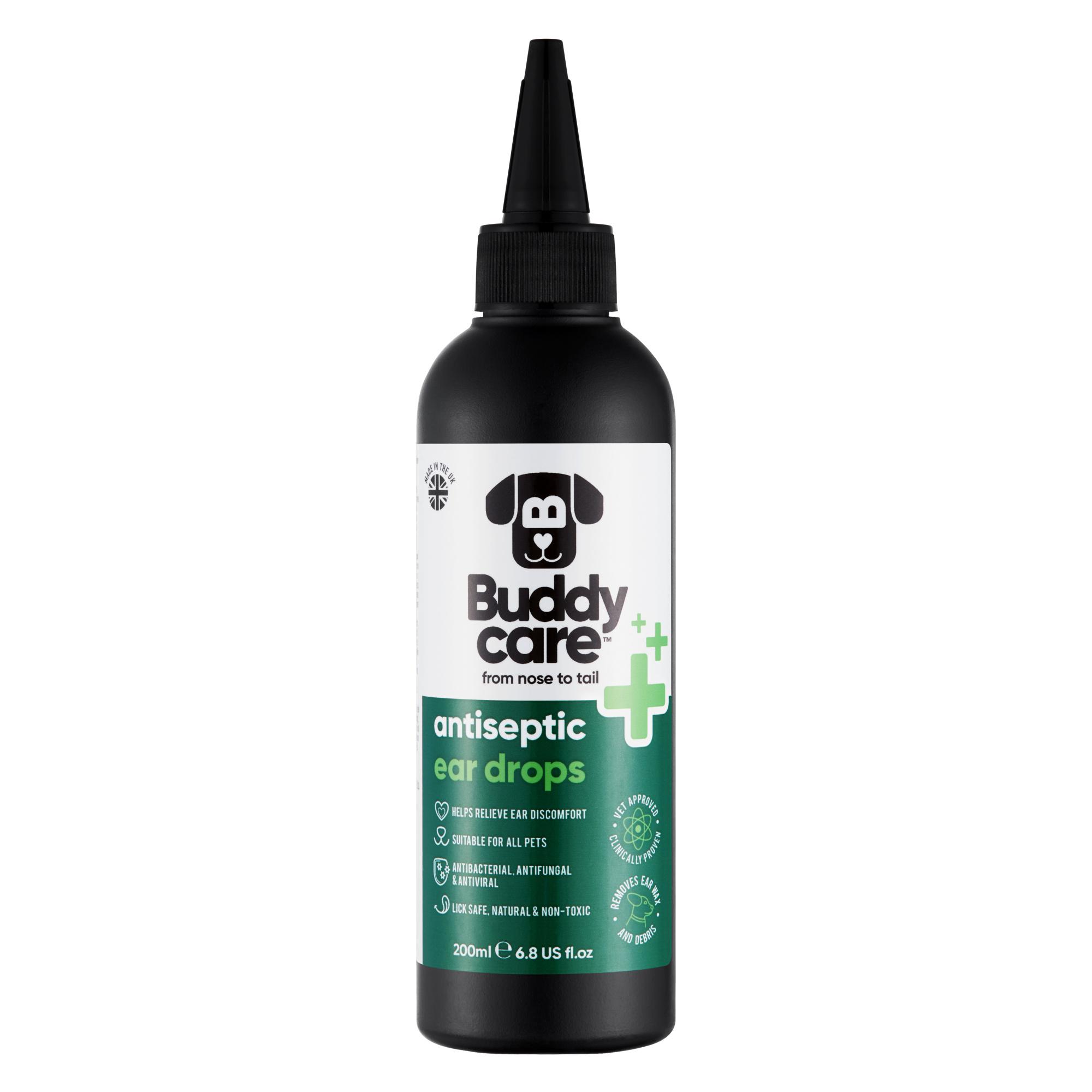 Buddycare Pet Antiseptic Ear Drops - 200ml 6.76 fl oz Image 1