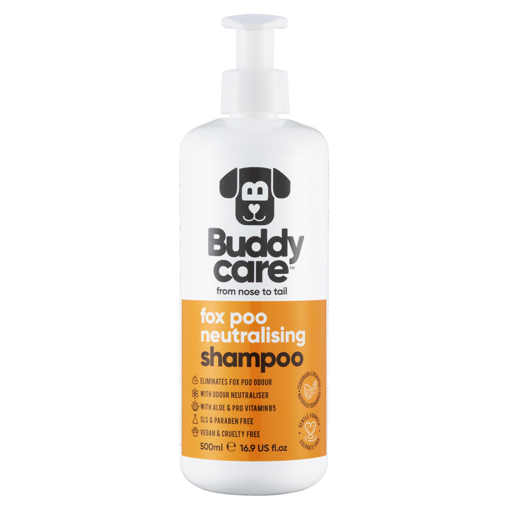 Buddycare Dog Shampoo - Fox Poo - 500ml / 16.9 fl oz Image 1