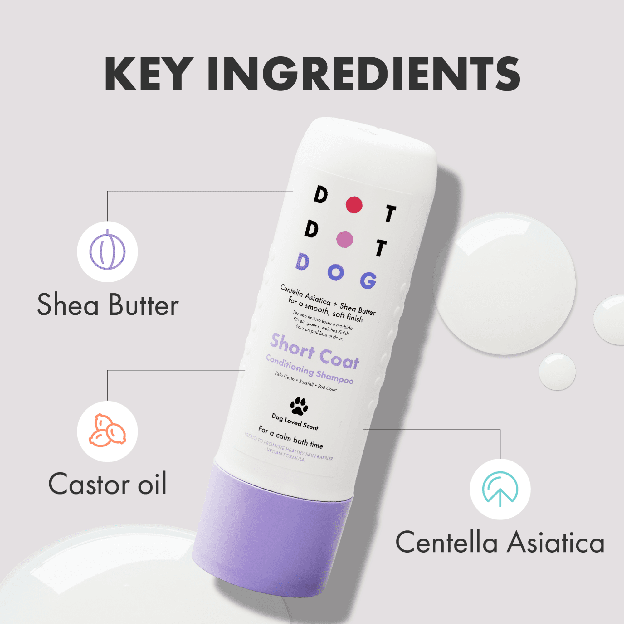 DotDotPet Short Coat Shampoo for Dogs Image 1