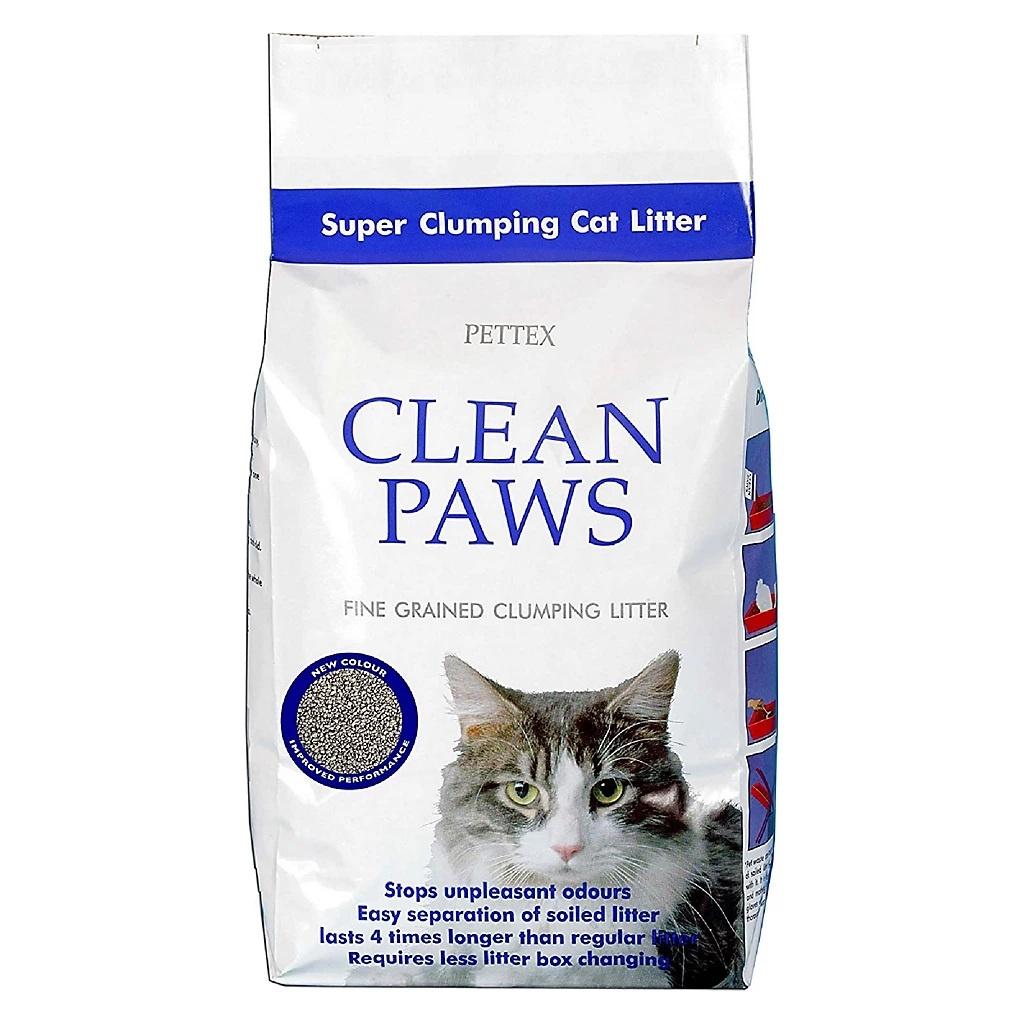 Pettex Clean Paws Super Clumping Cat Litter 15kg Image 1