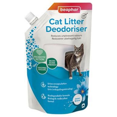 Beaphar Cat Litter Deodoriser, Ocean Breeze, 400g Image 1