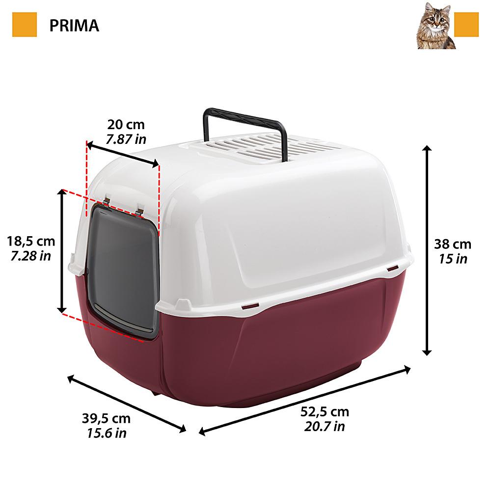 Ferplast Cat Prima Hooded Toilet 1280G Image 1