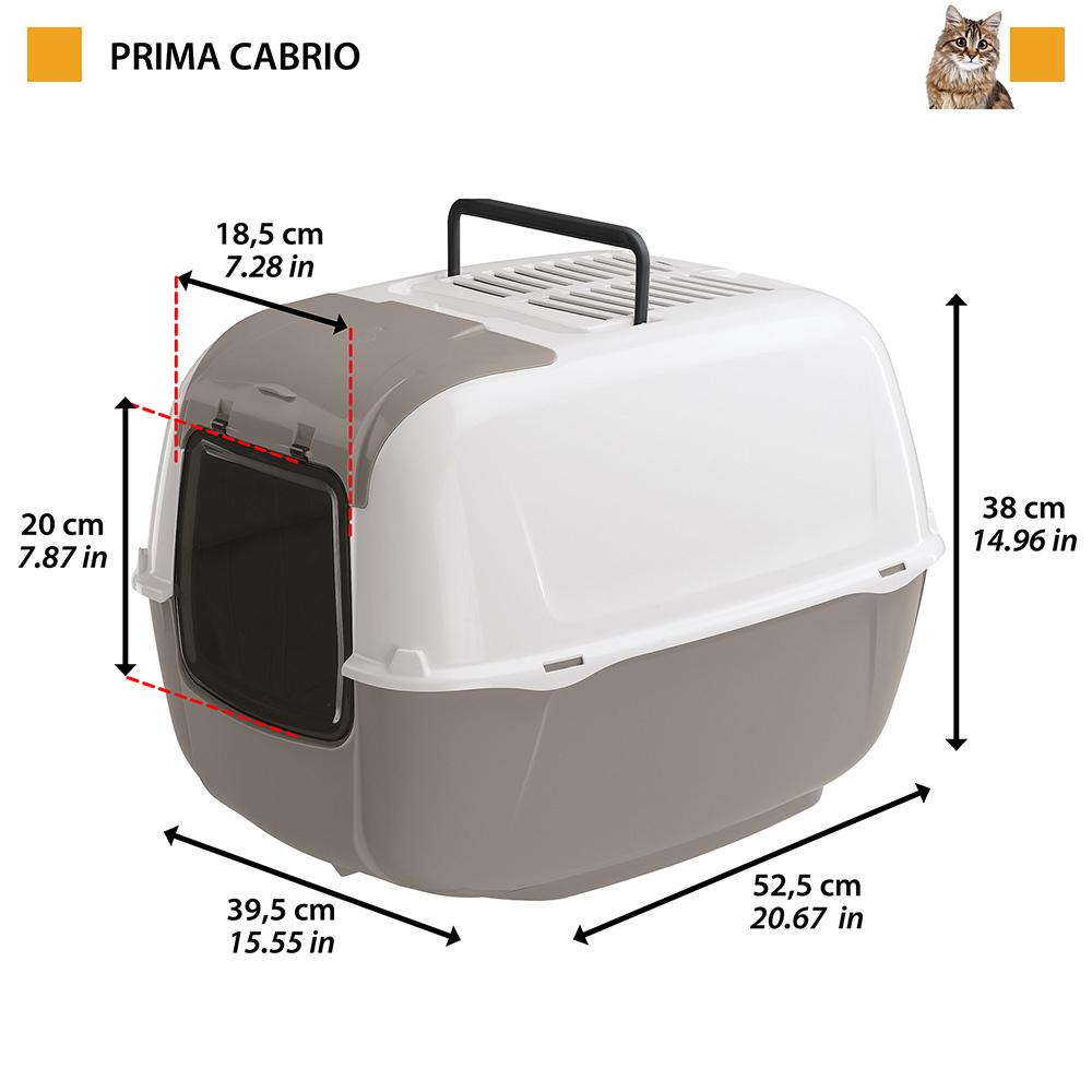 Ferplast Cat Prima Cabrio Hooded Toilet 1432G Image 1