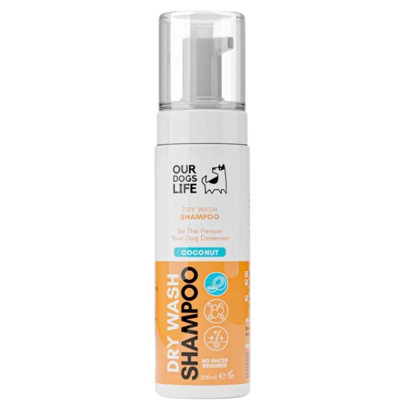 OurDogsLife Dog Waterless Shampoo 200ml Image 1