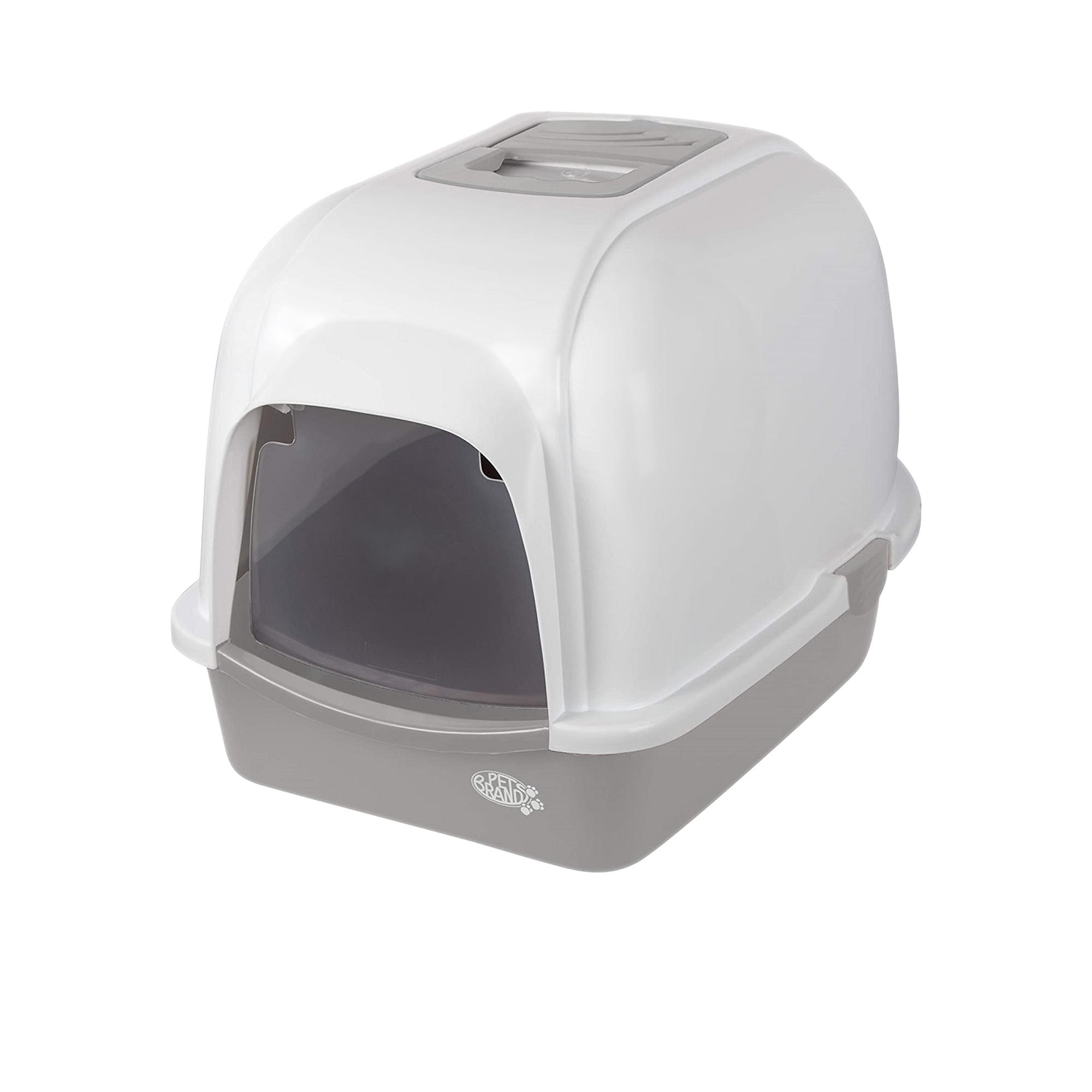 Petsentials Oval Cat Litter Tray With Hood Image 1