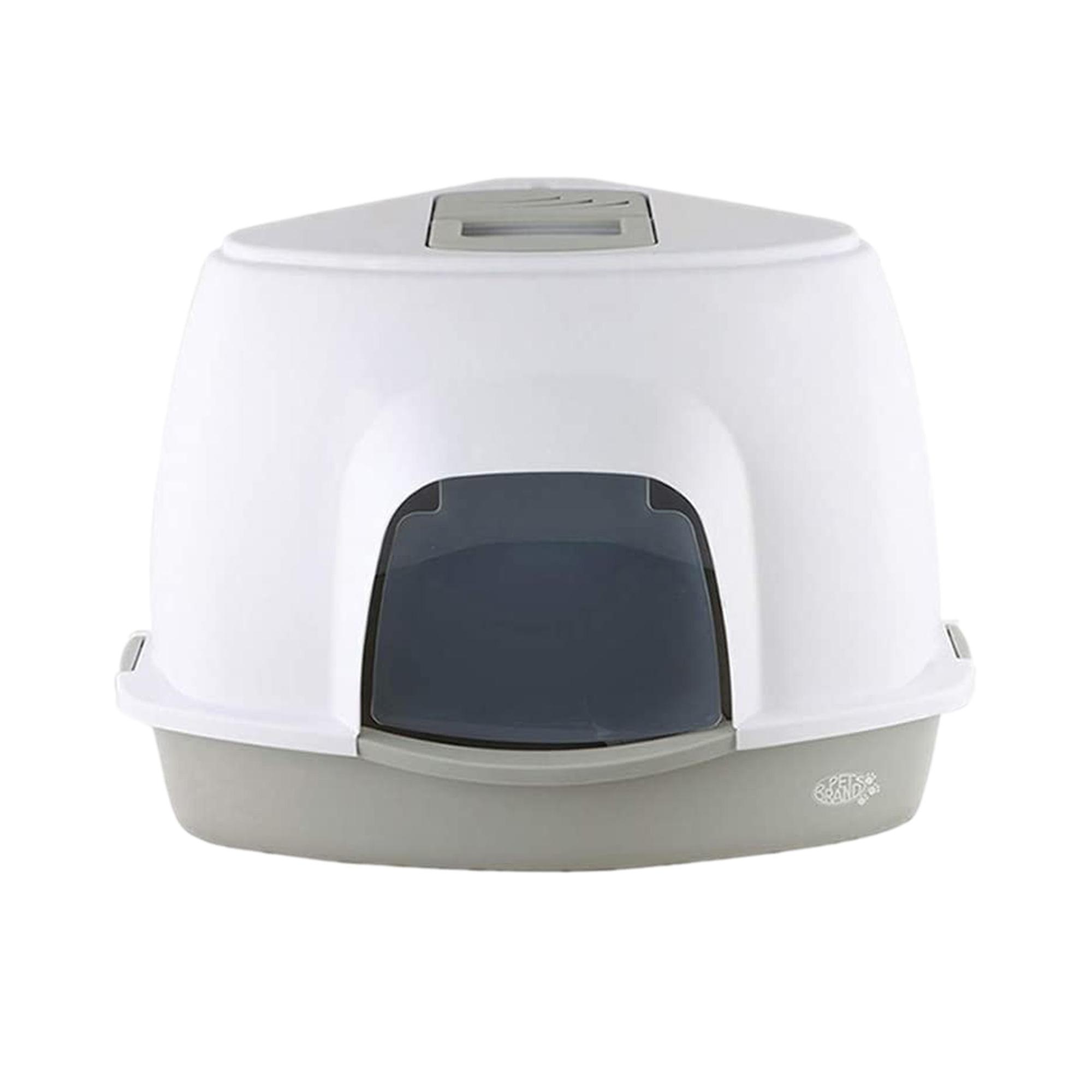 Petsentials Corner Cat Litter Tray With Hood Image 1