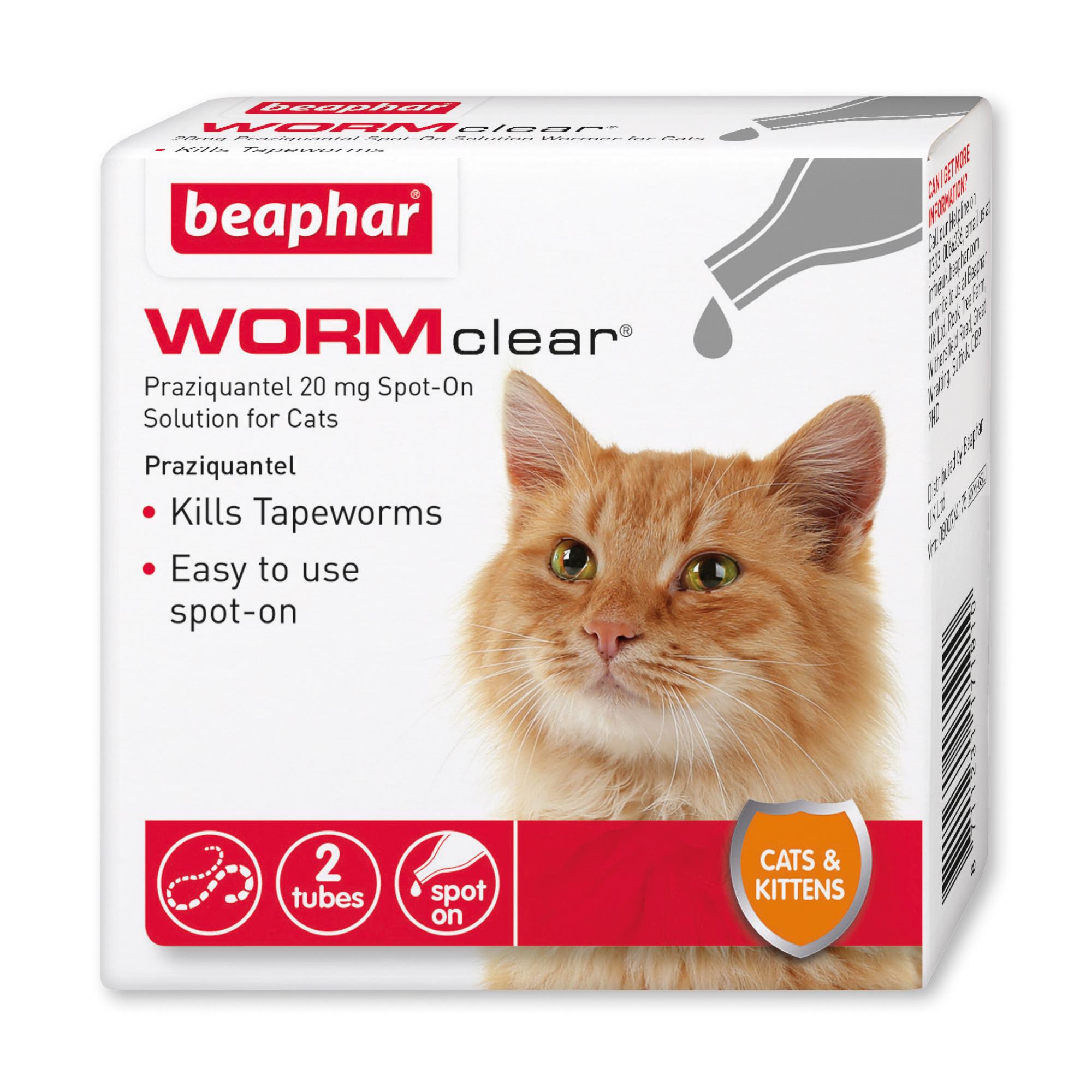 Beaphar WORMclear Spot-On Solution for Cats Image 1