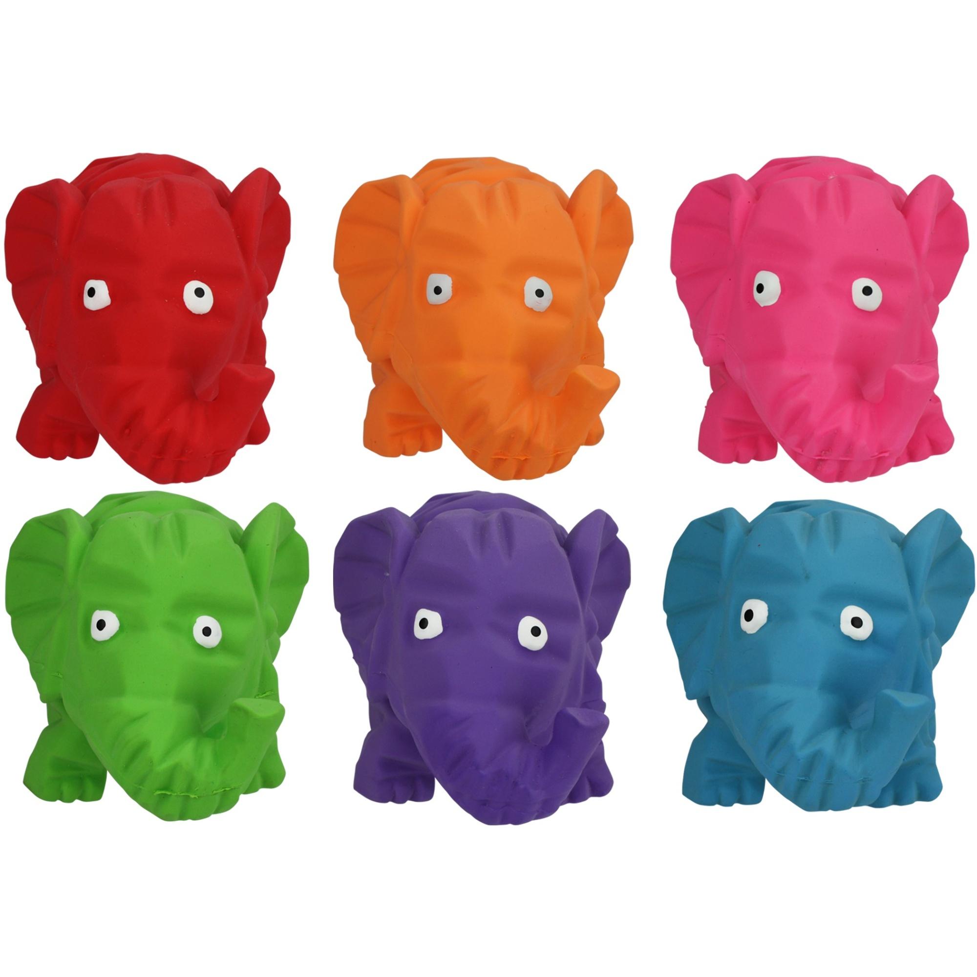 Happy Pet Origami Pals Elephant Latex Large Dog Toy Image 1