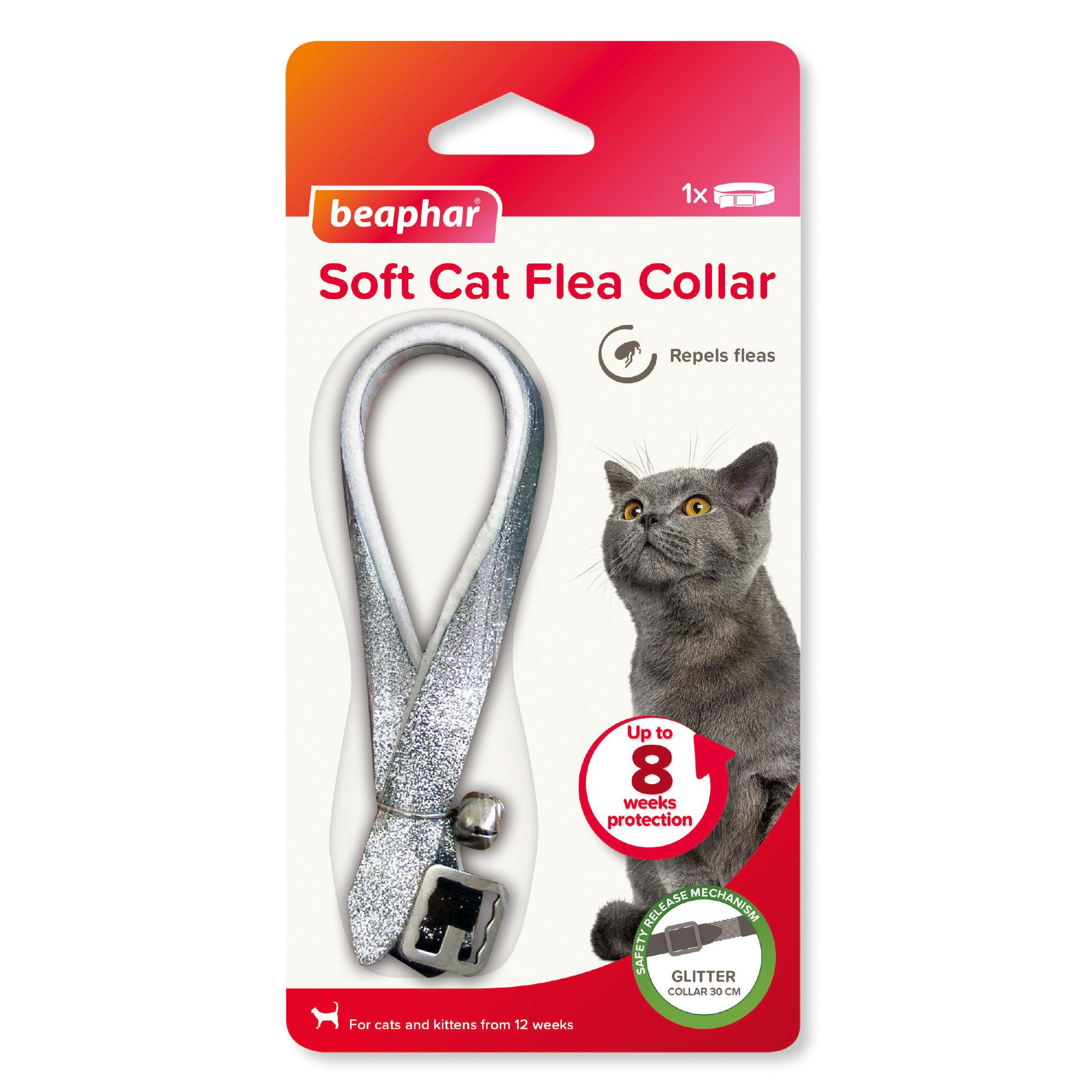 Beaphar Soft Cat Flea Collar Glitter 30CM Image 1
