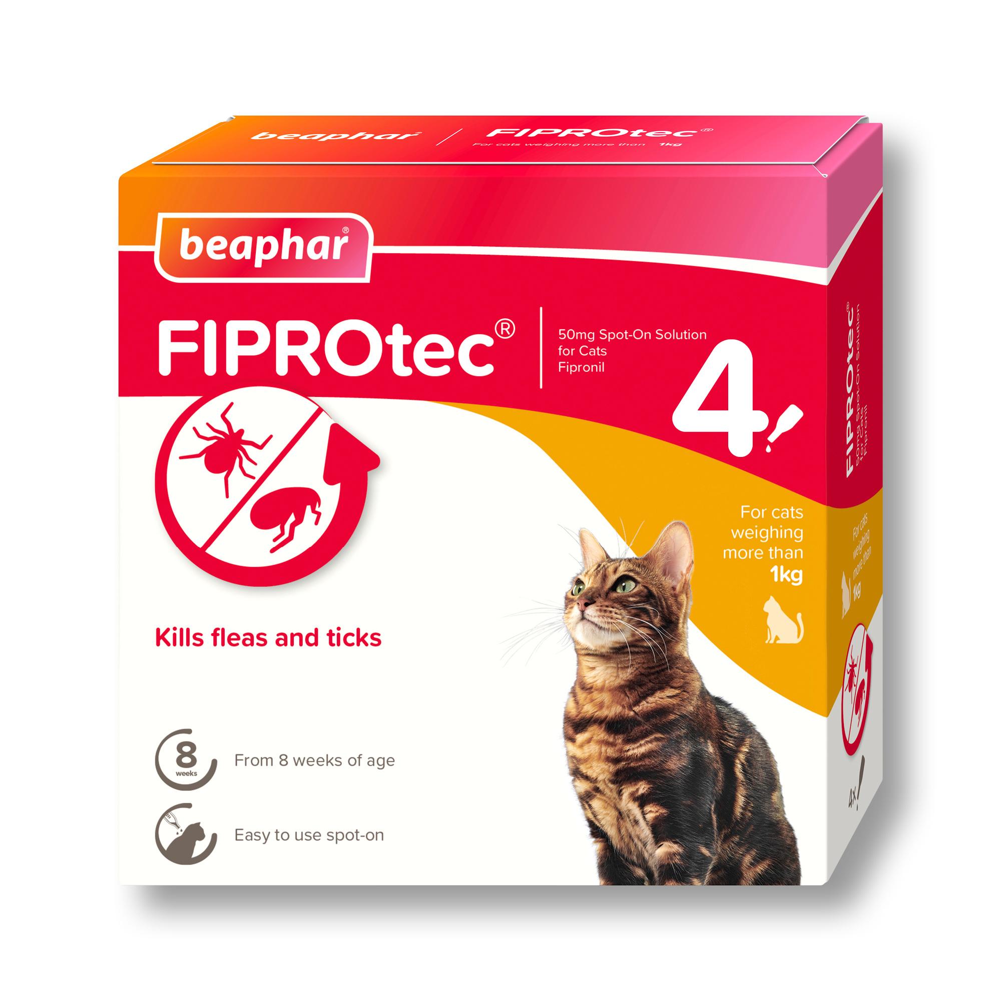 Beaphar FIPROtec Spot-On for Cats Image 1
