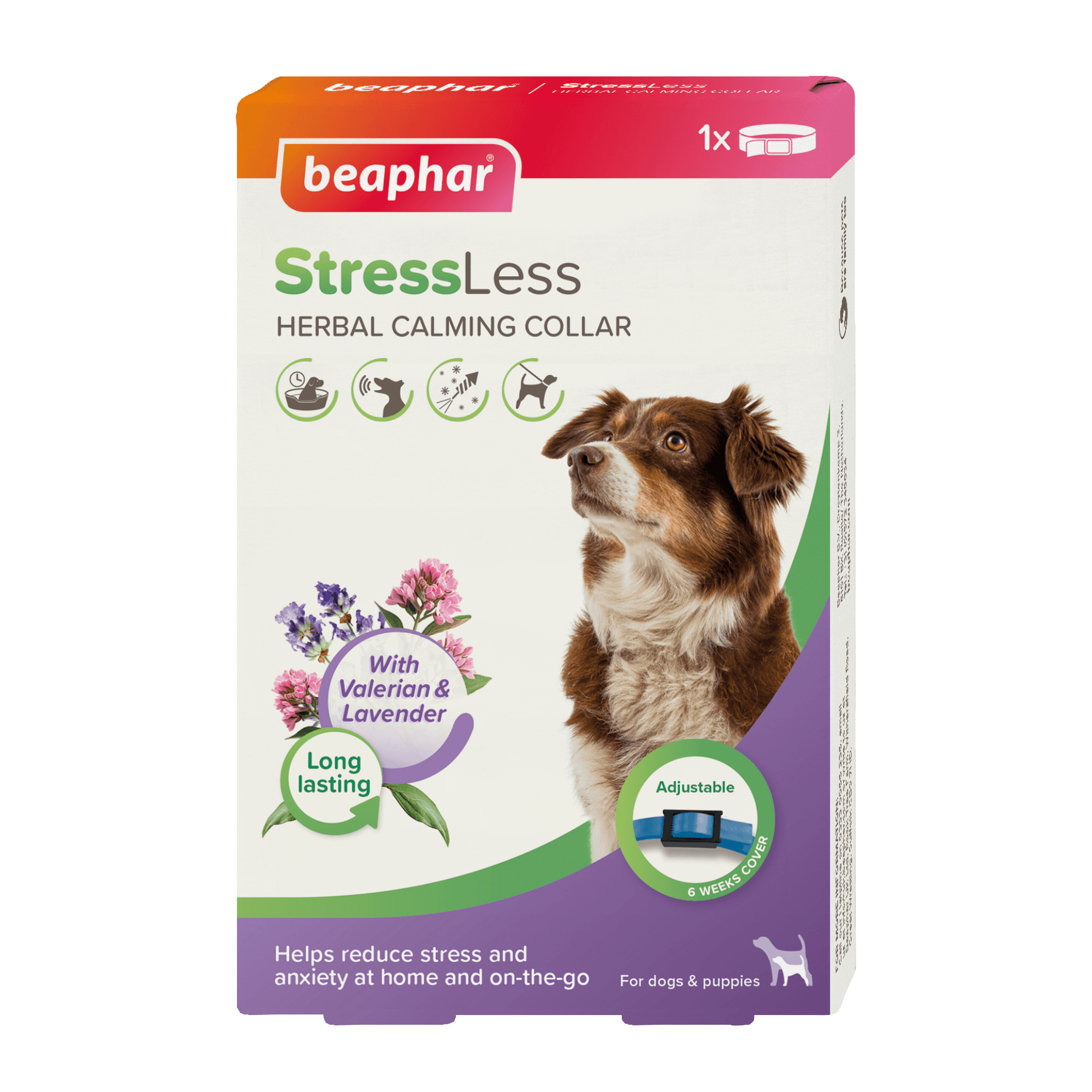 Beaphar Calming Collar for Dogs 65CM Image 1