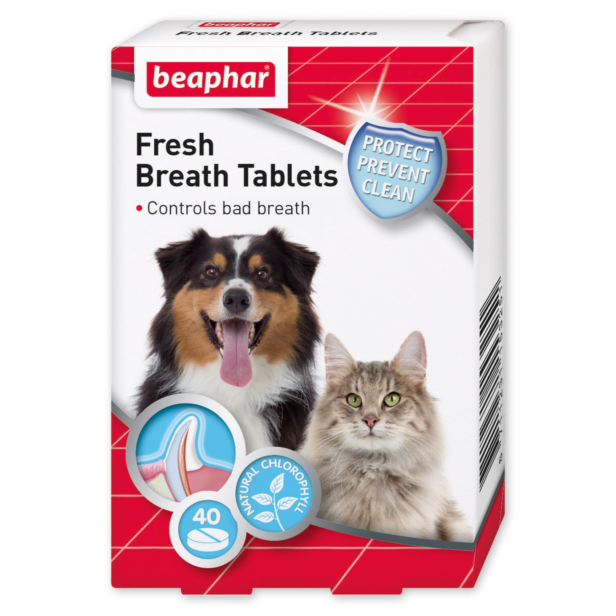 Beaphar Fresh Breath Tablets for Dogs and Cats Image 1