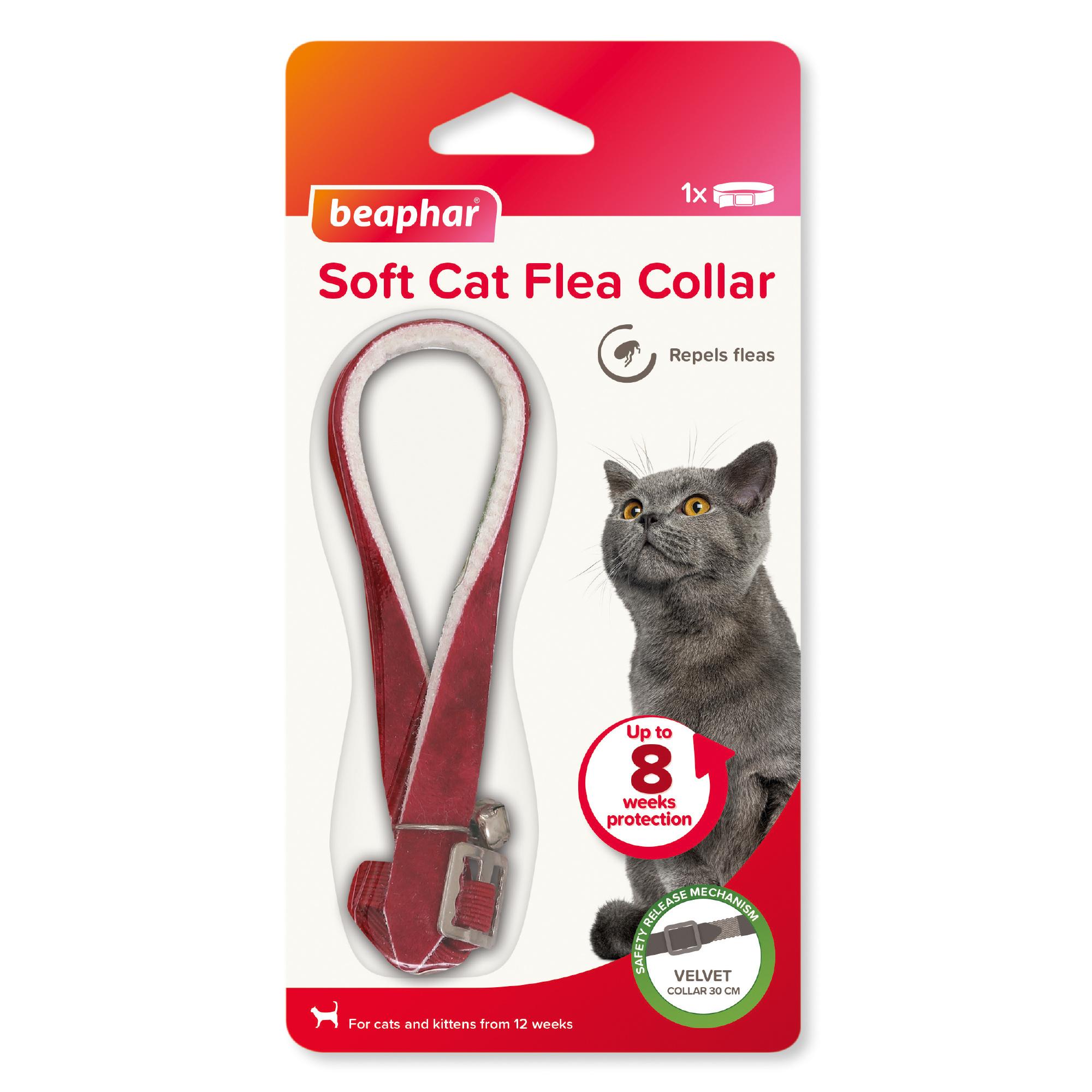 Beaphar Soft Cat Flea Collar – Velvet 30CM Image 1