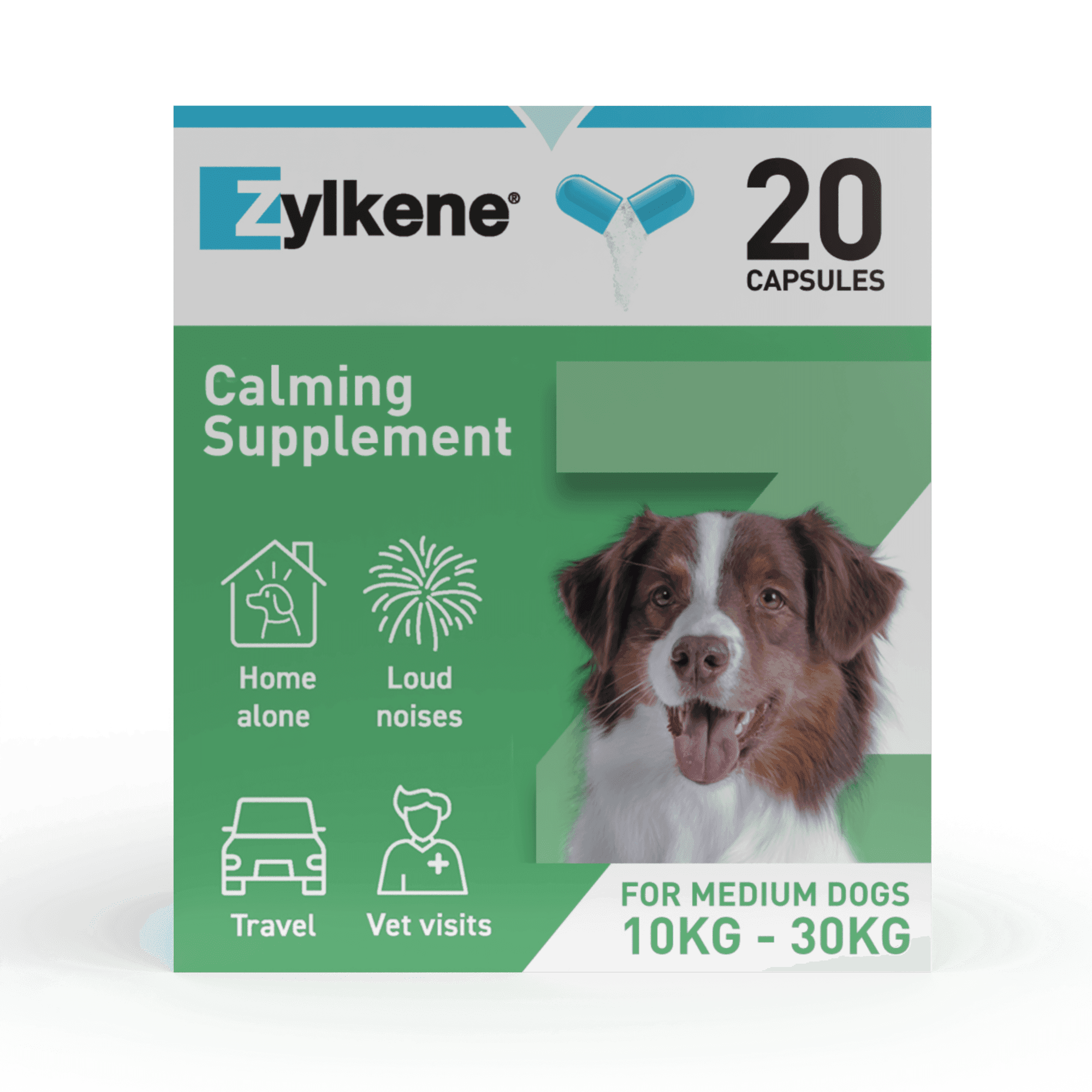 Zylkene Calming Capsules for Cats and Dogs Image 1