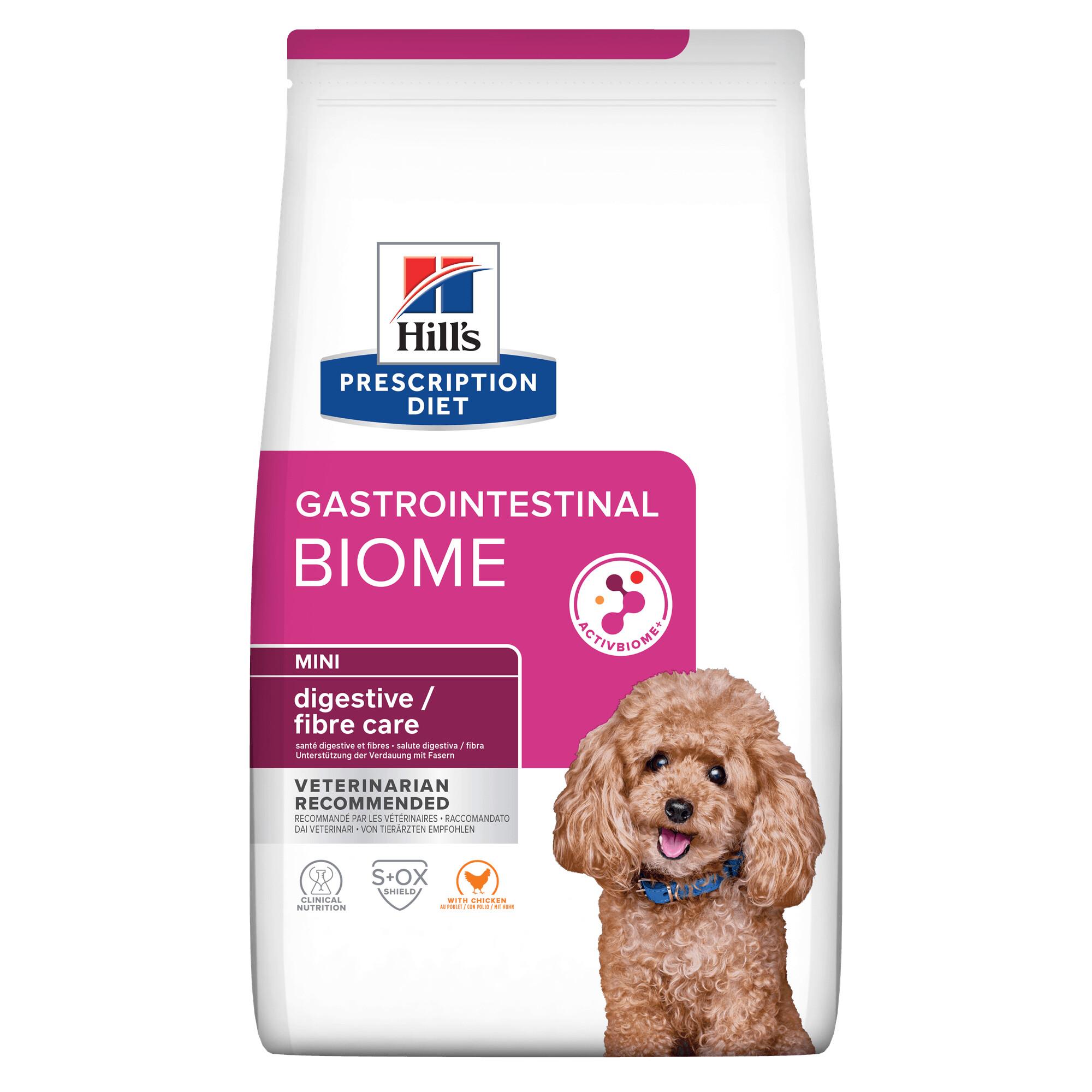 Hills Prescription Diet Gastrointestinal Digestive/Fibre Mini Dry Dog Food Image 1