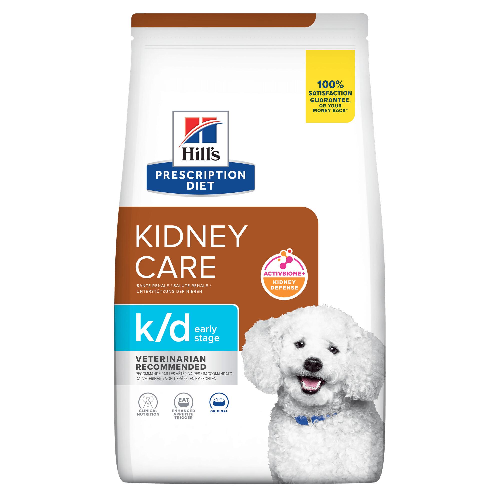 Hills Prescription Diet k/d Early Stage Kidney Care Dry Dog Food Image 1
