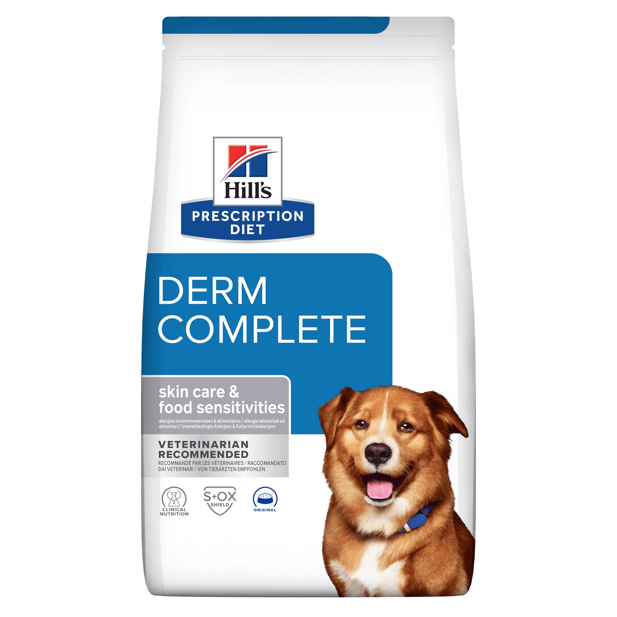 Hills Prescription Diet Derm Complete Food Sensitivities Dry Dog Food Image 1