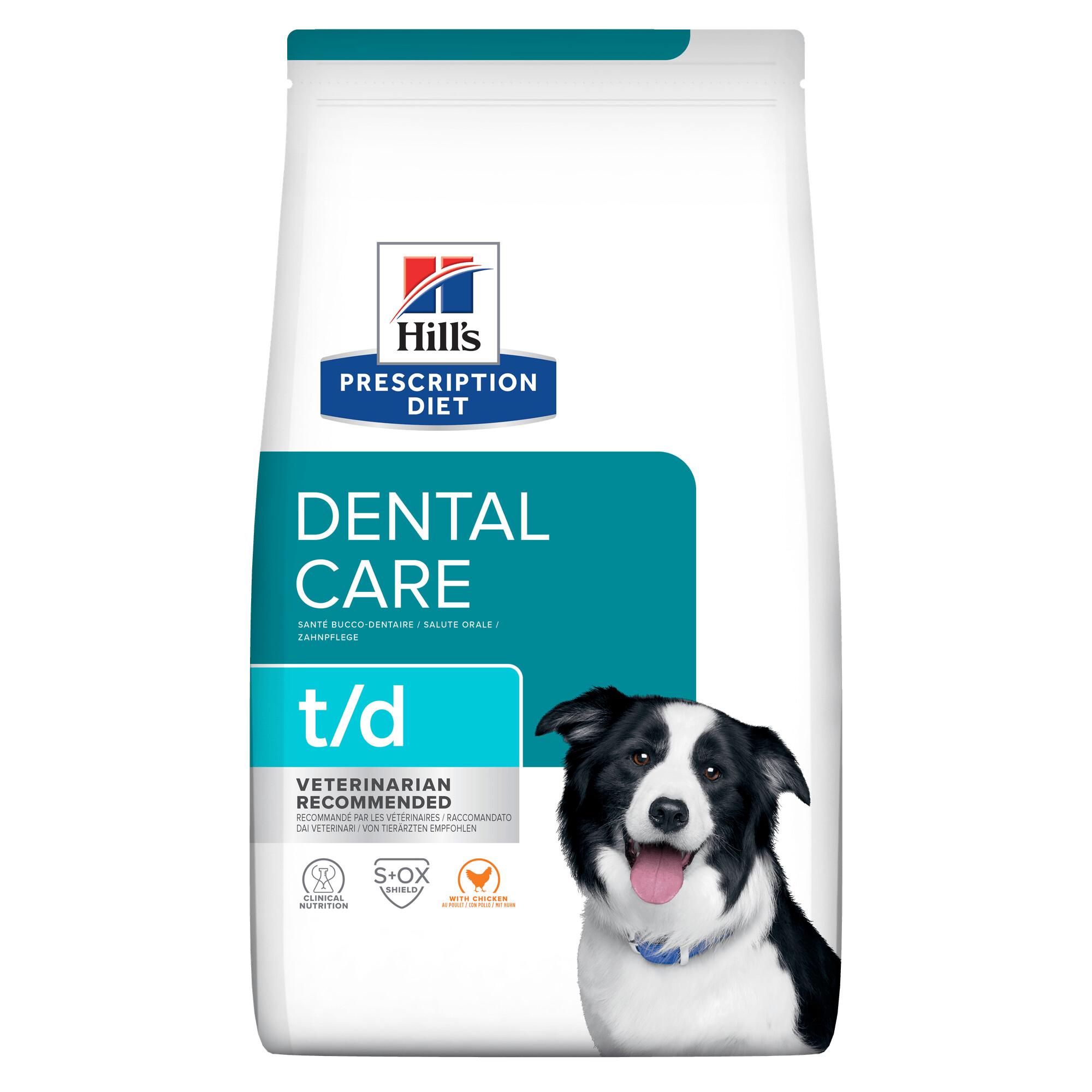 Hills Prescription Diet t/d Dental Care Dry Dog Food Image 1