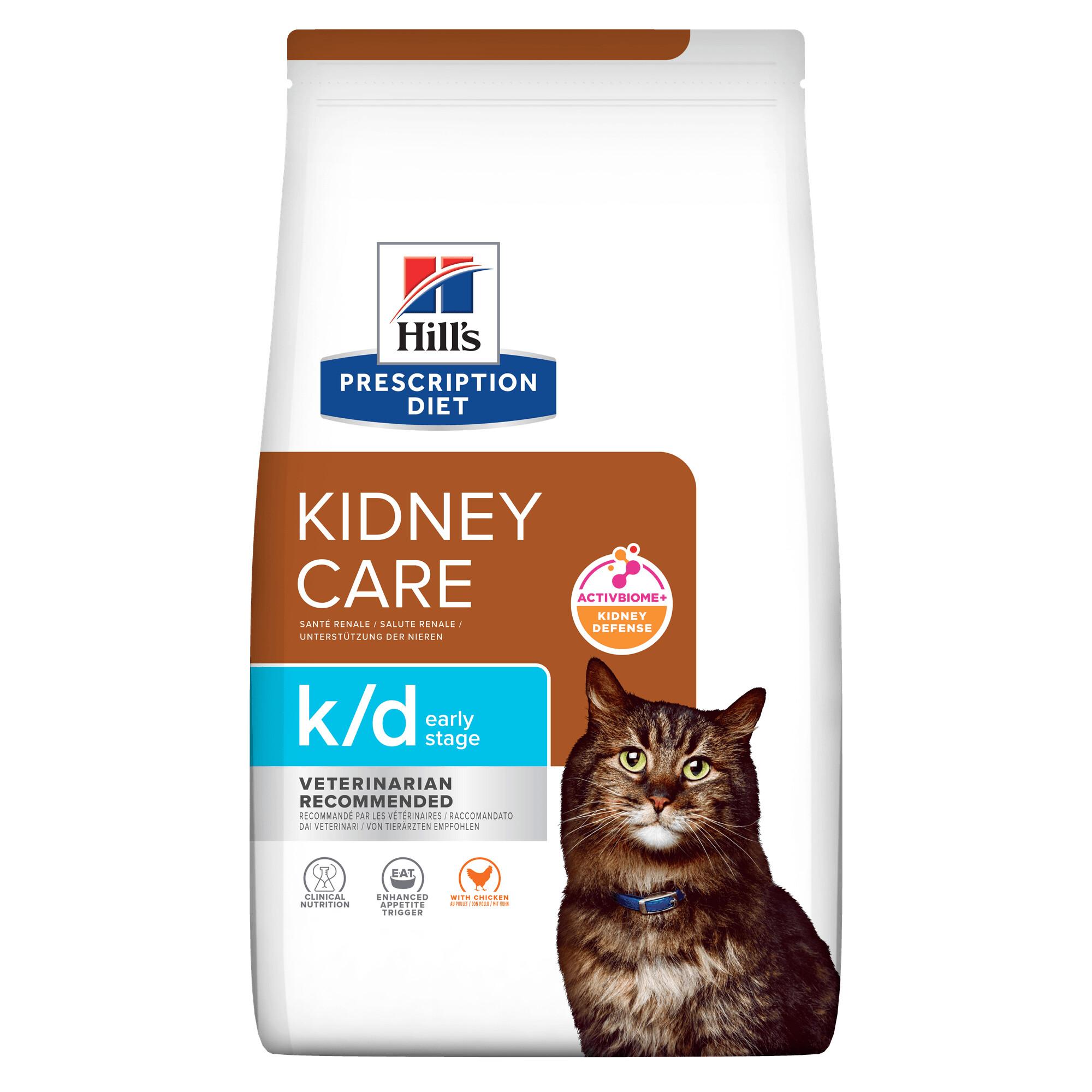 Hill's Prescription Diet k/d Early Stage Kidney Care Dry Cat Food Image 1