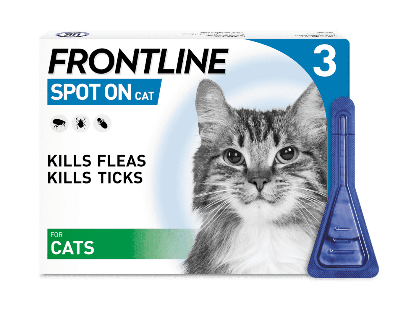 FRONTLINE SPOT ON Flea & Tick Treatment Cat Image 1