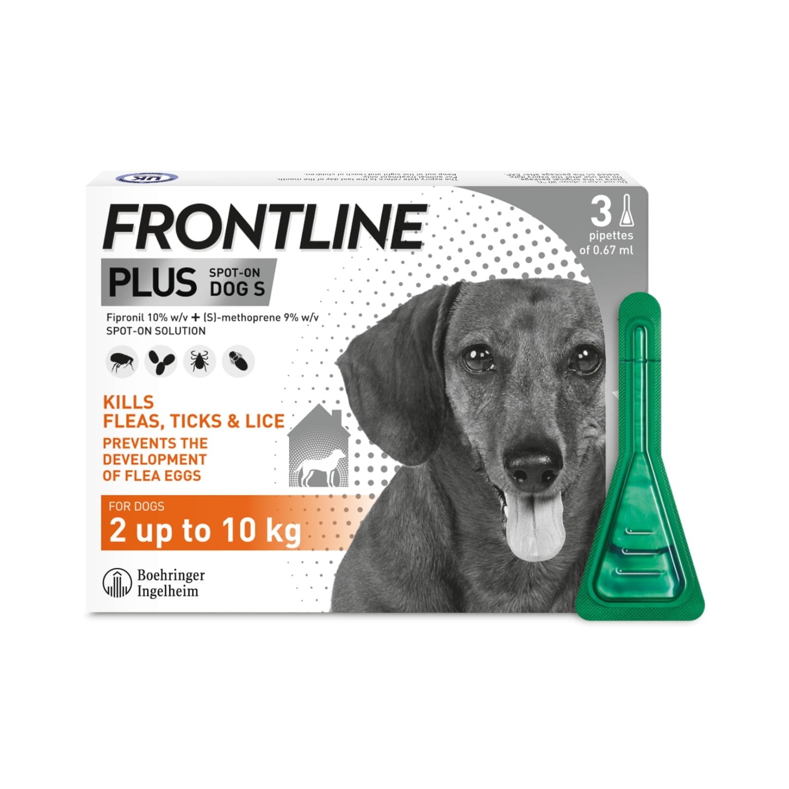 FRONTLINE PLUS Flea & Tick Treatment for Dogs Image 1