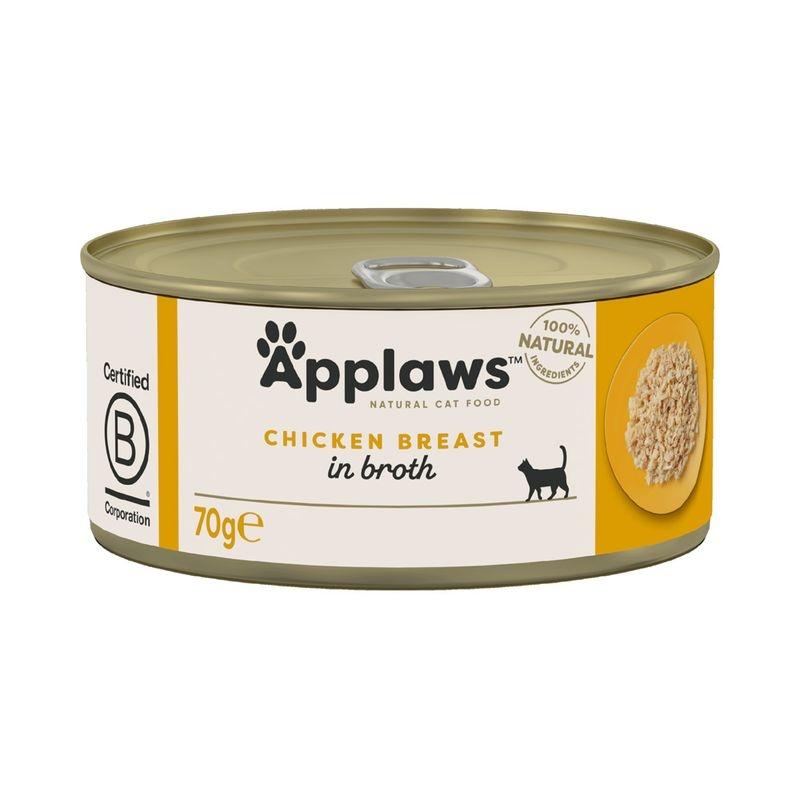 Applaws Adult Wet Cat Food Can Chicken Breast Image 1