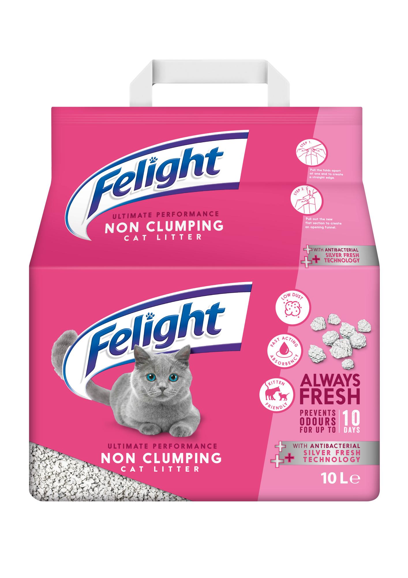 Felight Ultimate Performance Non Clumping Cat Litter 10L Image 1