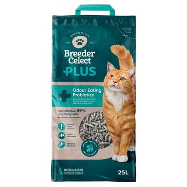 Breeder Celect PLUS Probiotic Paper Cat Litter Image 1