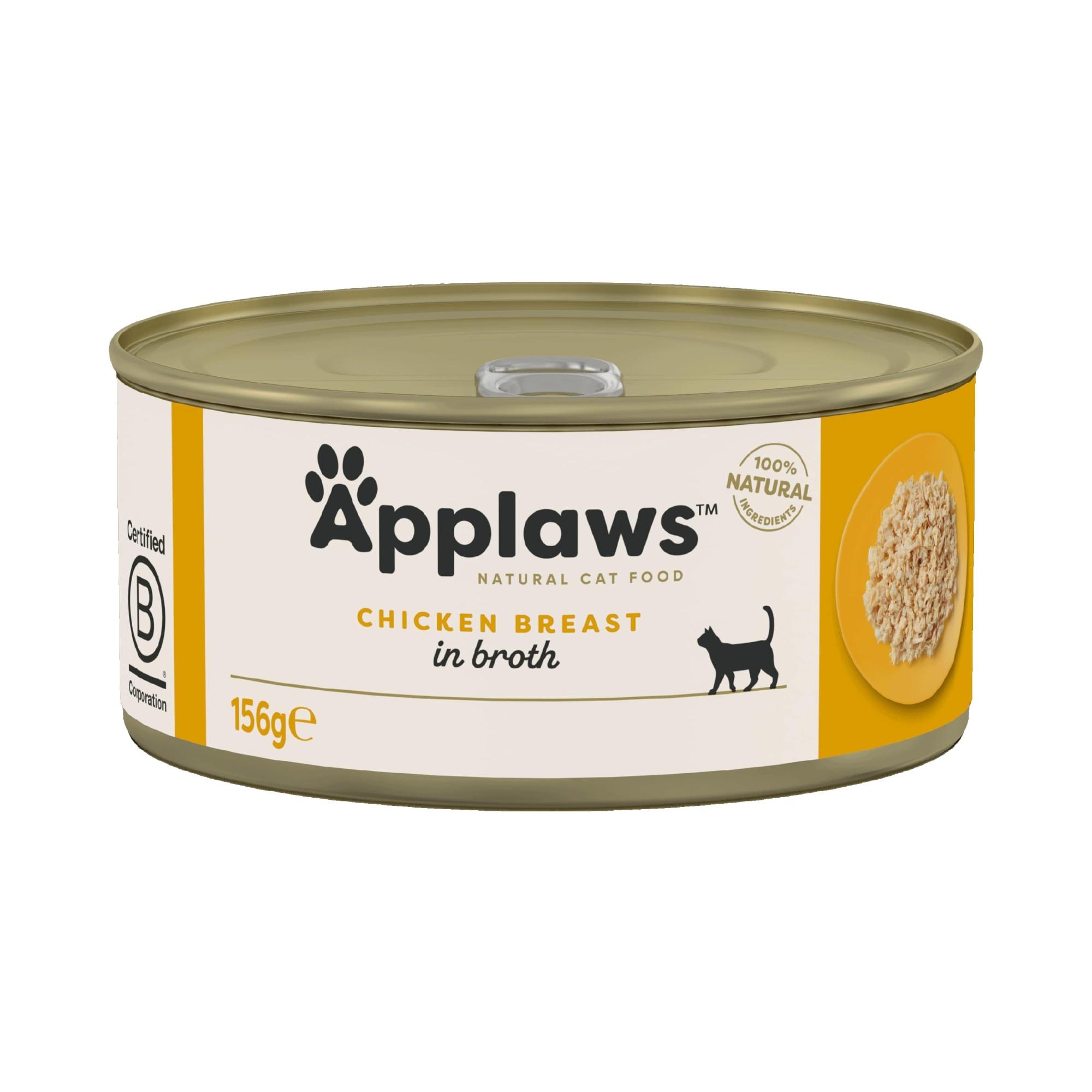 Applaws Adult Wet Cat Food Can Chicken Breast Image 1