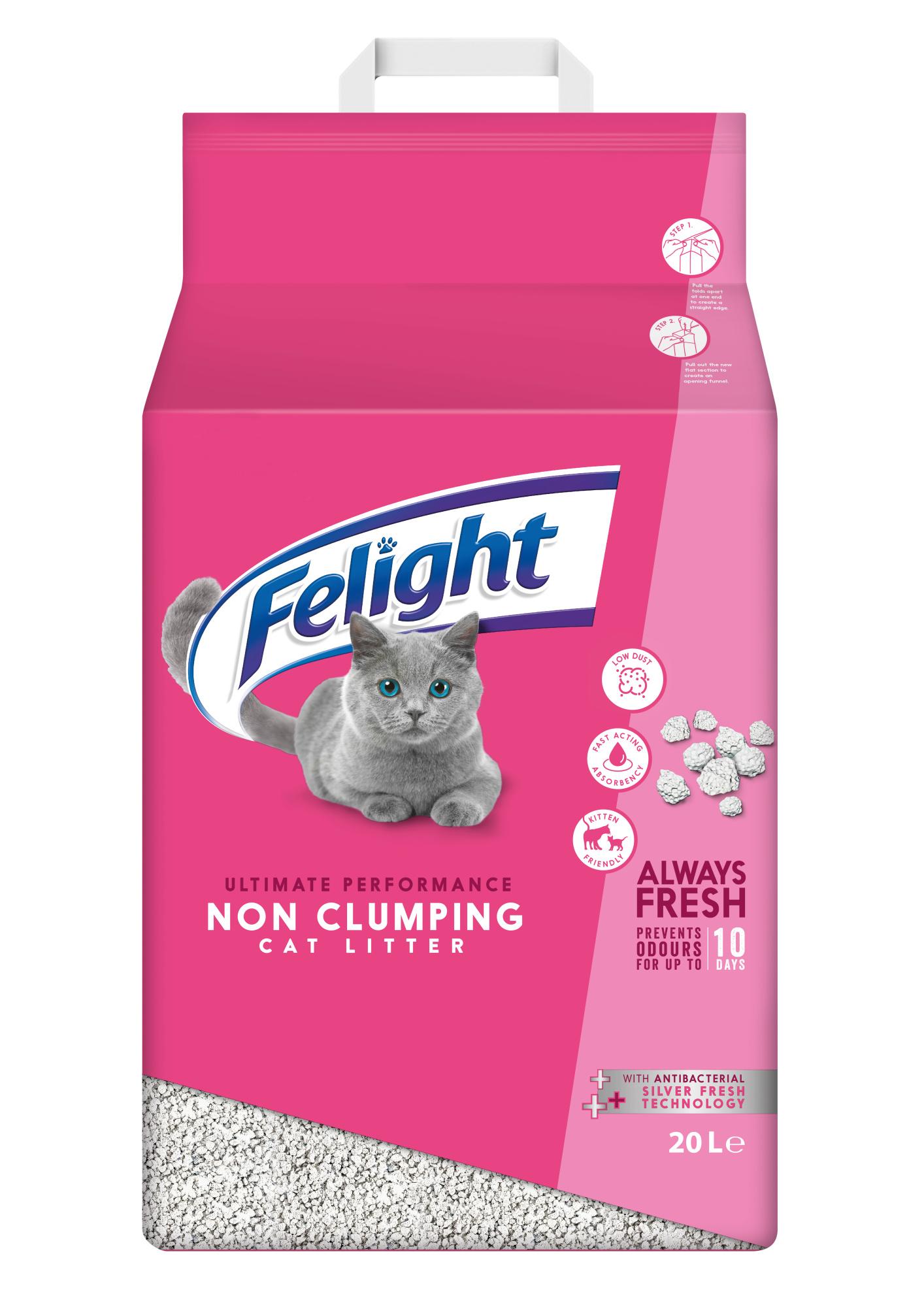 Felight Ultimate Performance Non Clumping Cat Litter 10L Image 1