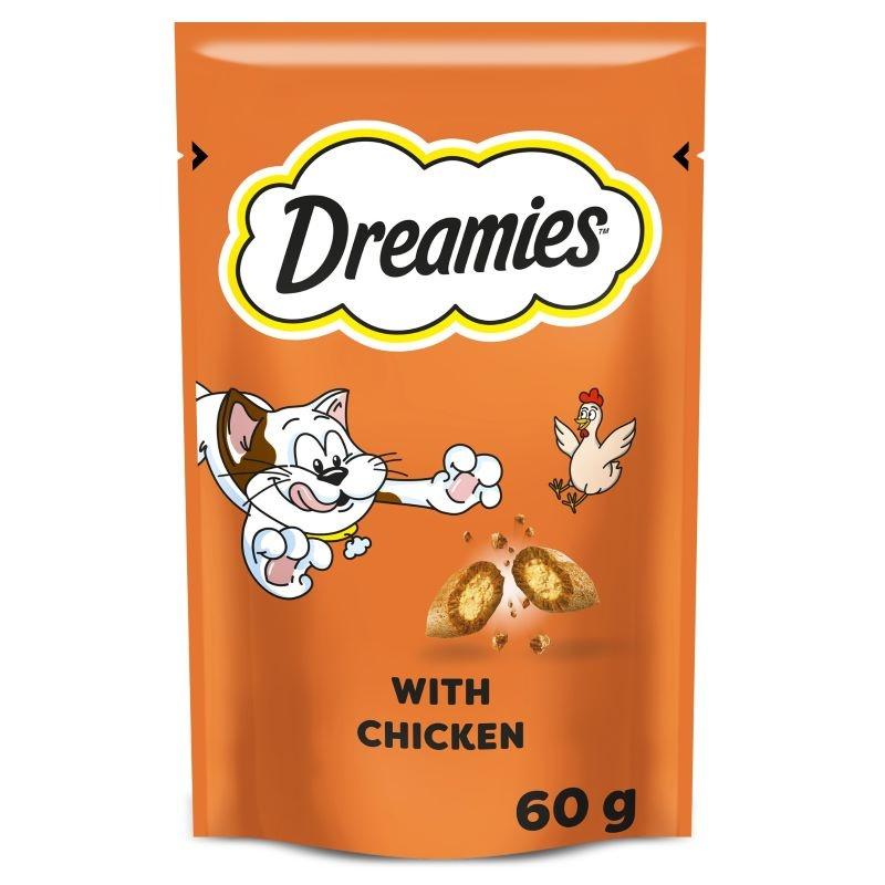 Dreamies Treats with Chicken for Cats 60g Image 1
