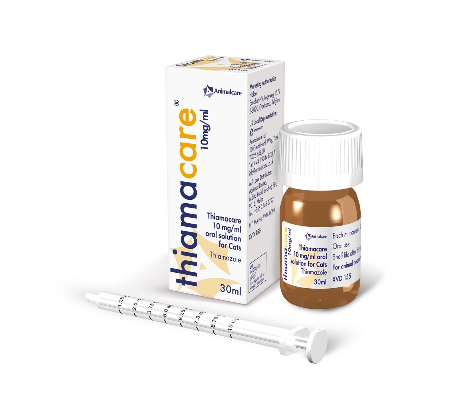 Thiamacare 10mg/ml Oral Solution for Cats - 30ml Image 1