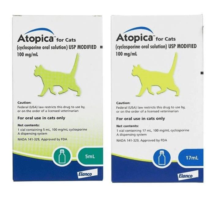 Atopica Solution for Cats and Dogs 100mg/ml - 17ml Bottle Image 1