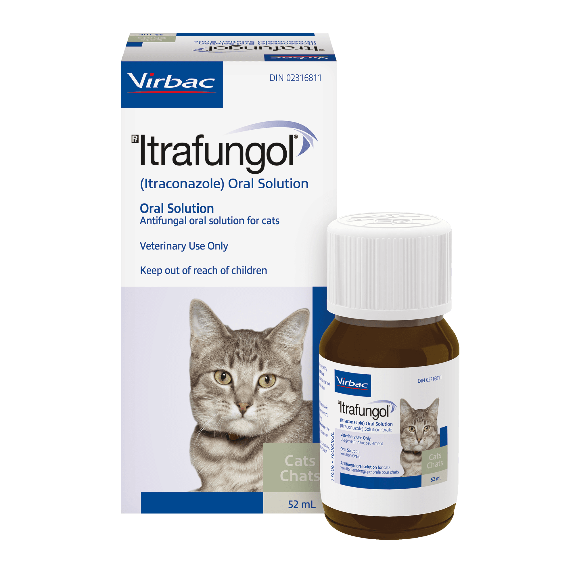 Itrafungol Oral Solution for Cats - 52ml Image 1