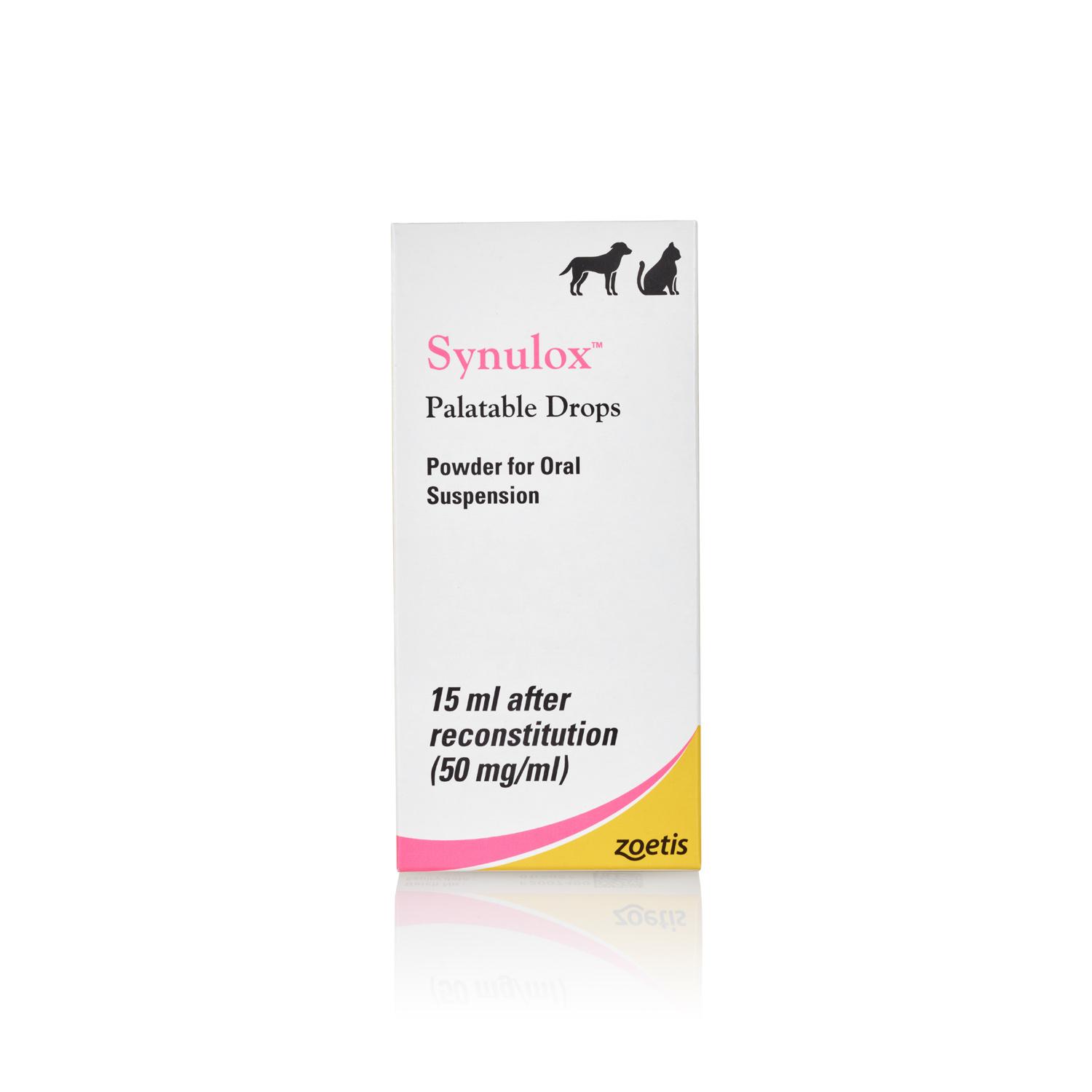 Synulox Palatable Drops 50mg/ml for Cats and Dogs - 15ml Image 1