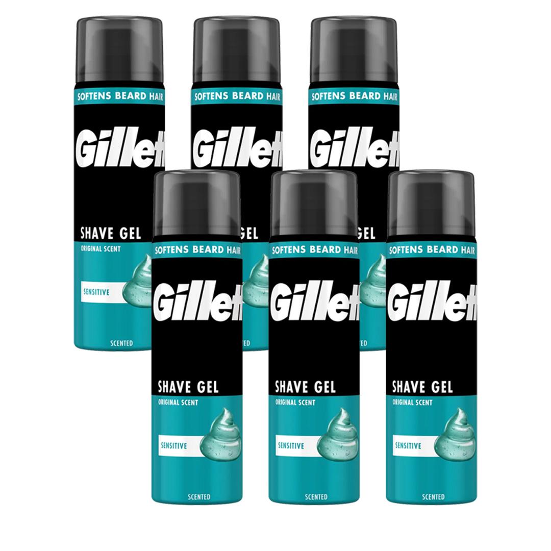 Gillette Shave Gel Sensitive Skin 200ml Image 1