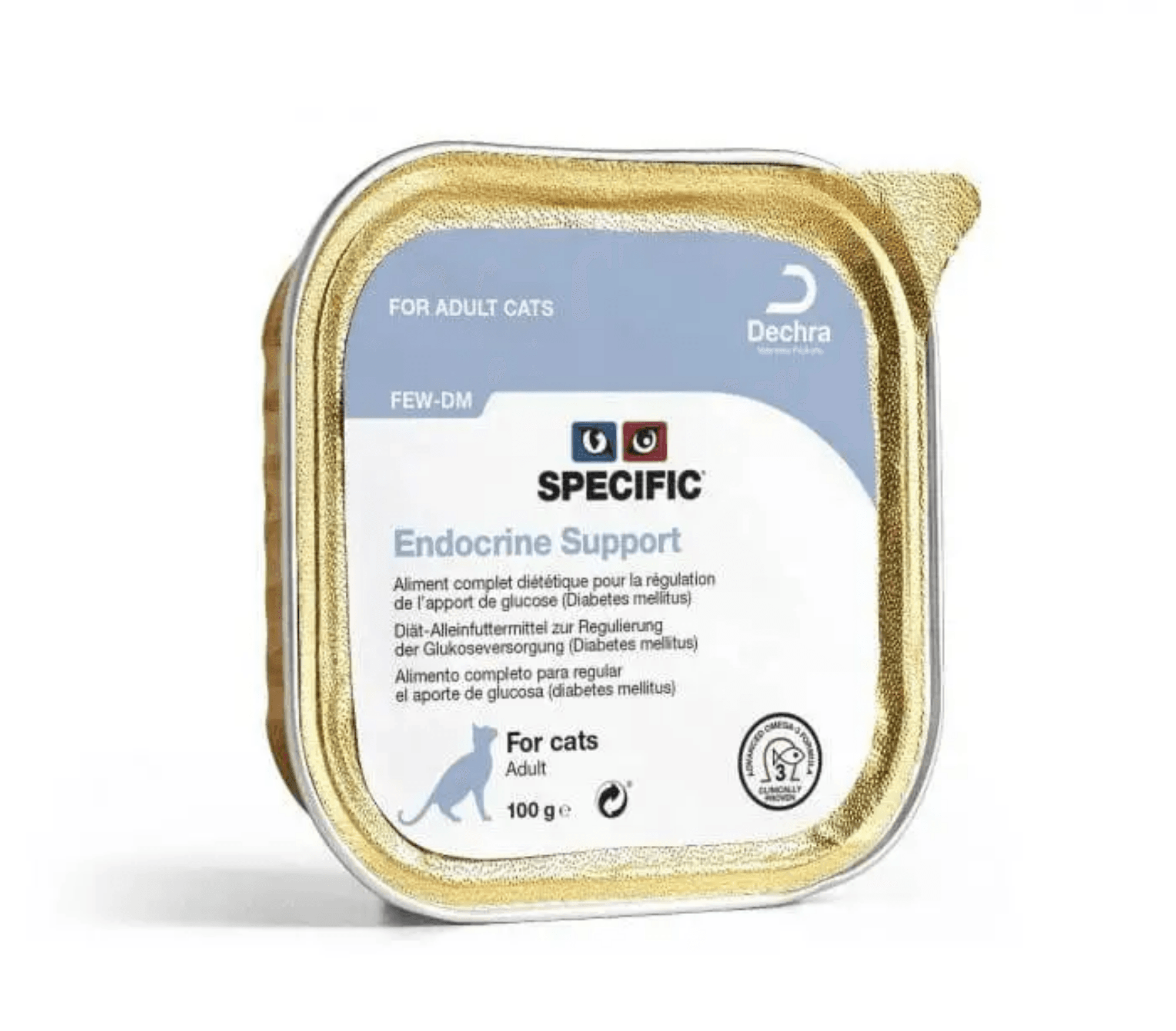 Specific FEWM Feline Endocrine Support Wet Food 28 x 100g Image 1