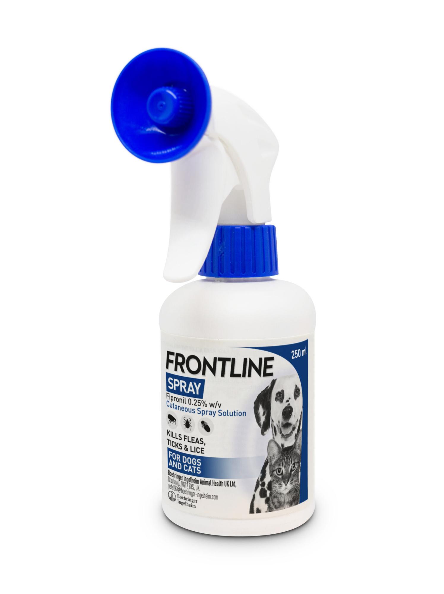 Frontline Flea & Tick Spray for Dogs and Cats 250ml Image 1