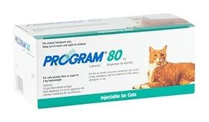 Program 80 Suspension for Injection for Cats Pack of 10 Image 1