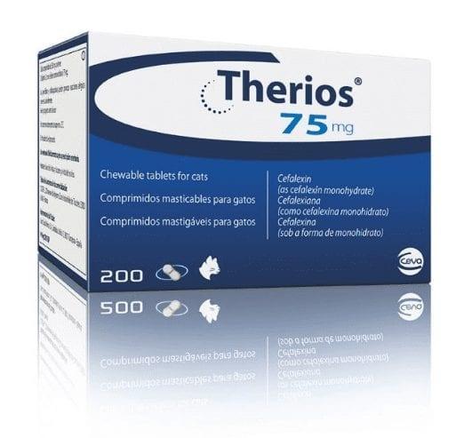 Therios 75mg Chewable Tablets for Cats - Single Tablet Image 1