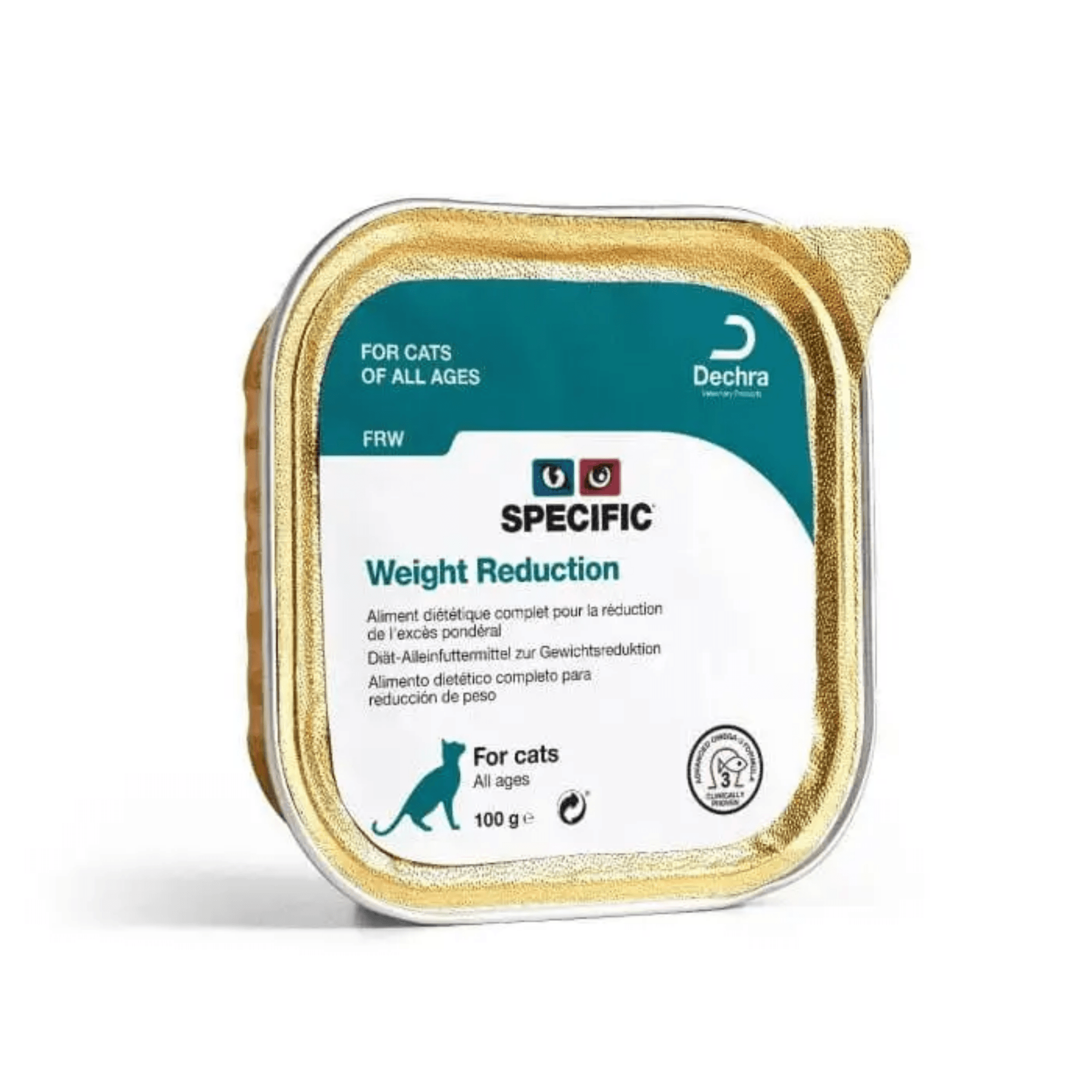 Feline Specific FRW Weight Reduction 4 x (7 x 100g) Image 1