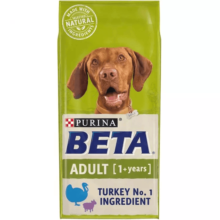 Purina Beta Turkey & Lamb Food for Dogs 14kg Image 1