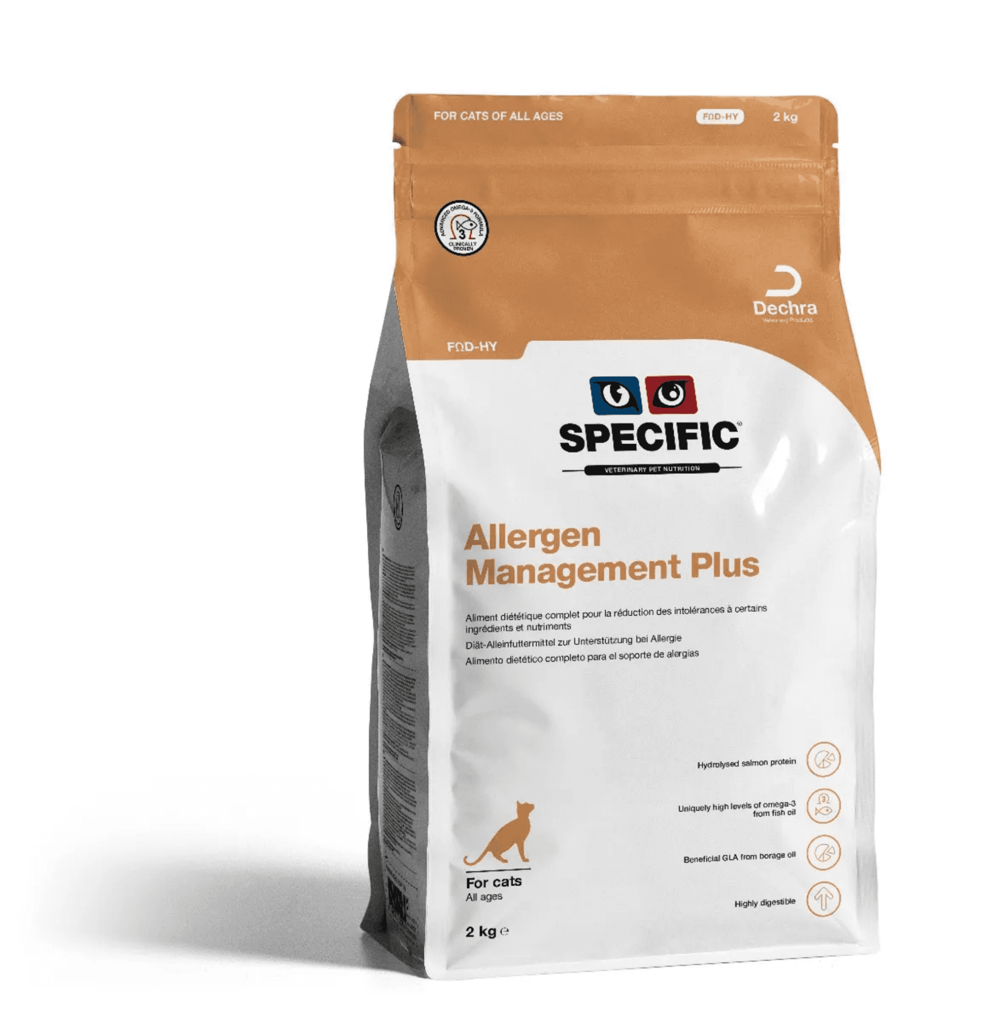 Feline Specific FOD-HY Allergen Manage Plus 2kg Image 1