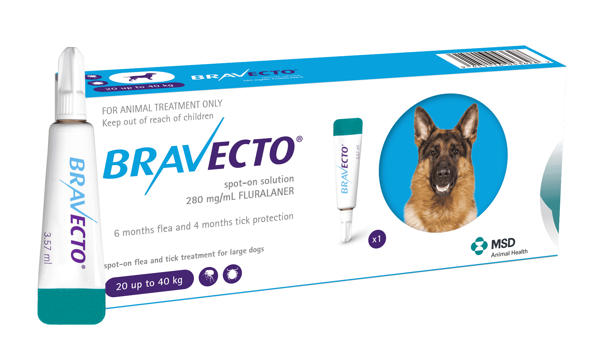 Bravecto Spot On Solution for Dogs Image 1