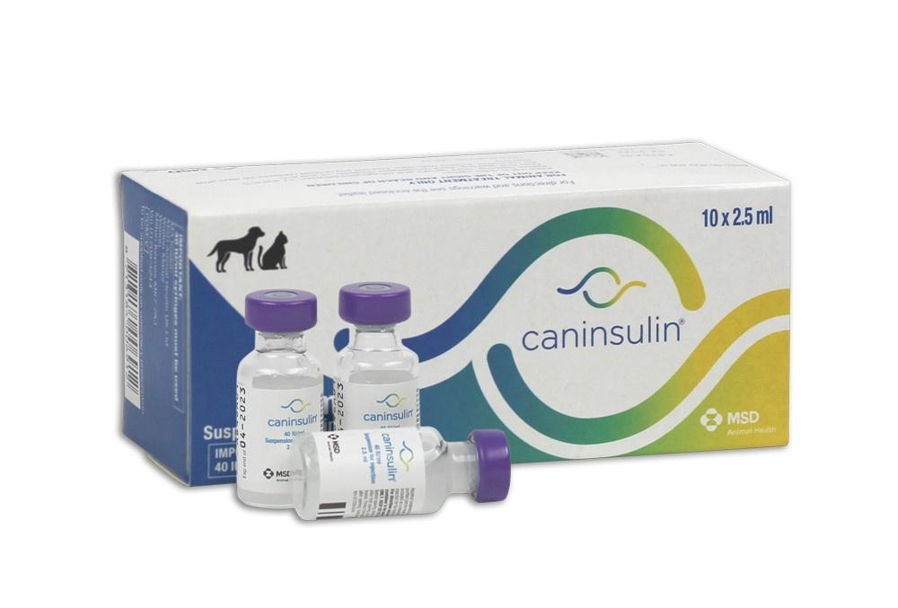 Caninsulin 40iu/ml Suspension for Injection for Dogs and Cats Image 1