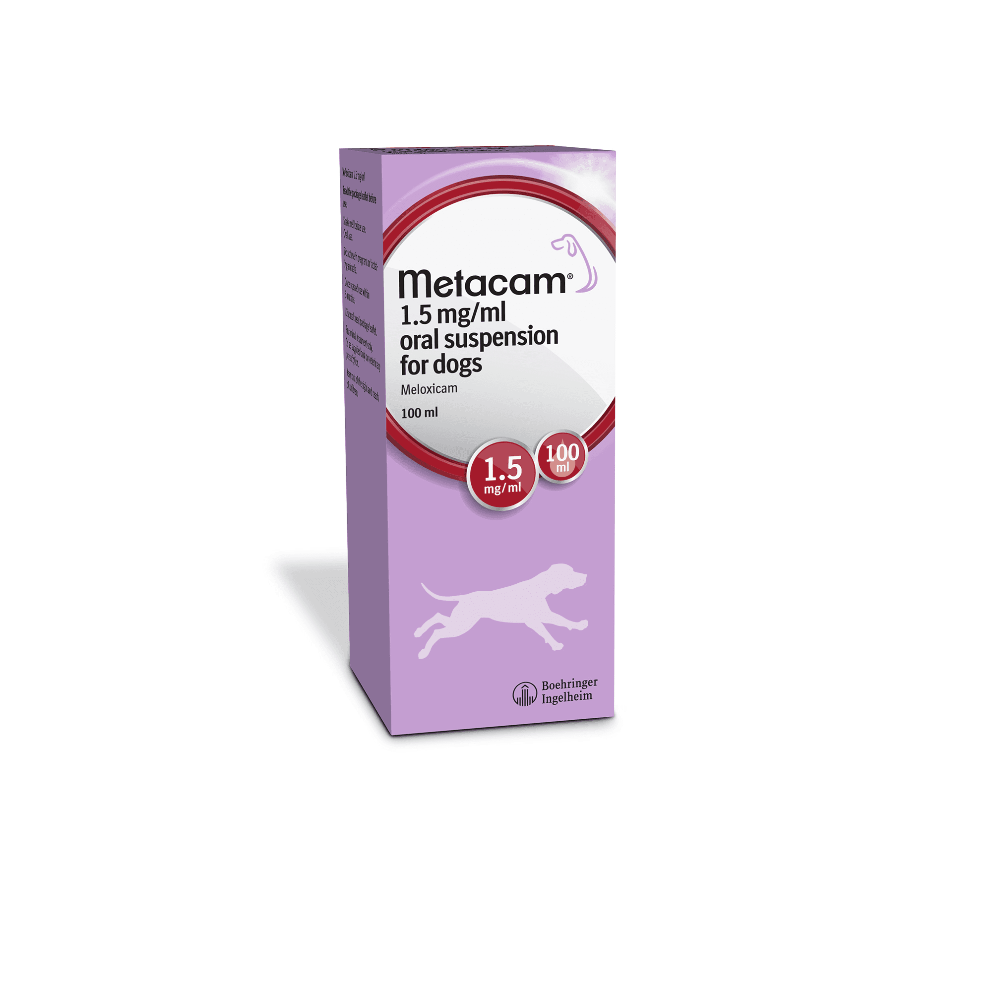 Metacam Oral Suspension for Dogs 1.5mg/ml Image 1