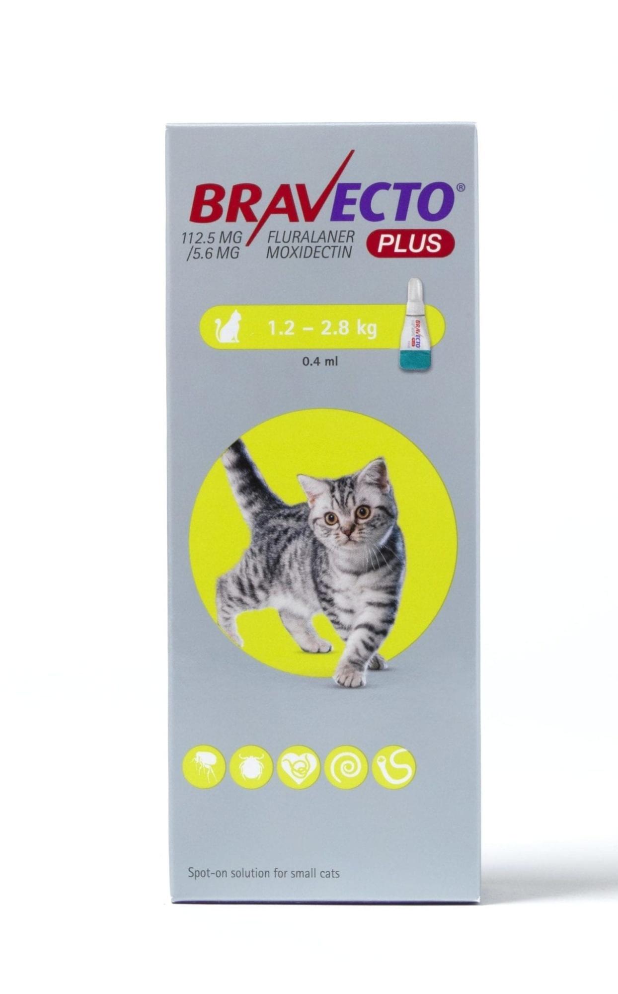 Bravecto Plus Spot On Solution for Cats Image 1
