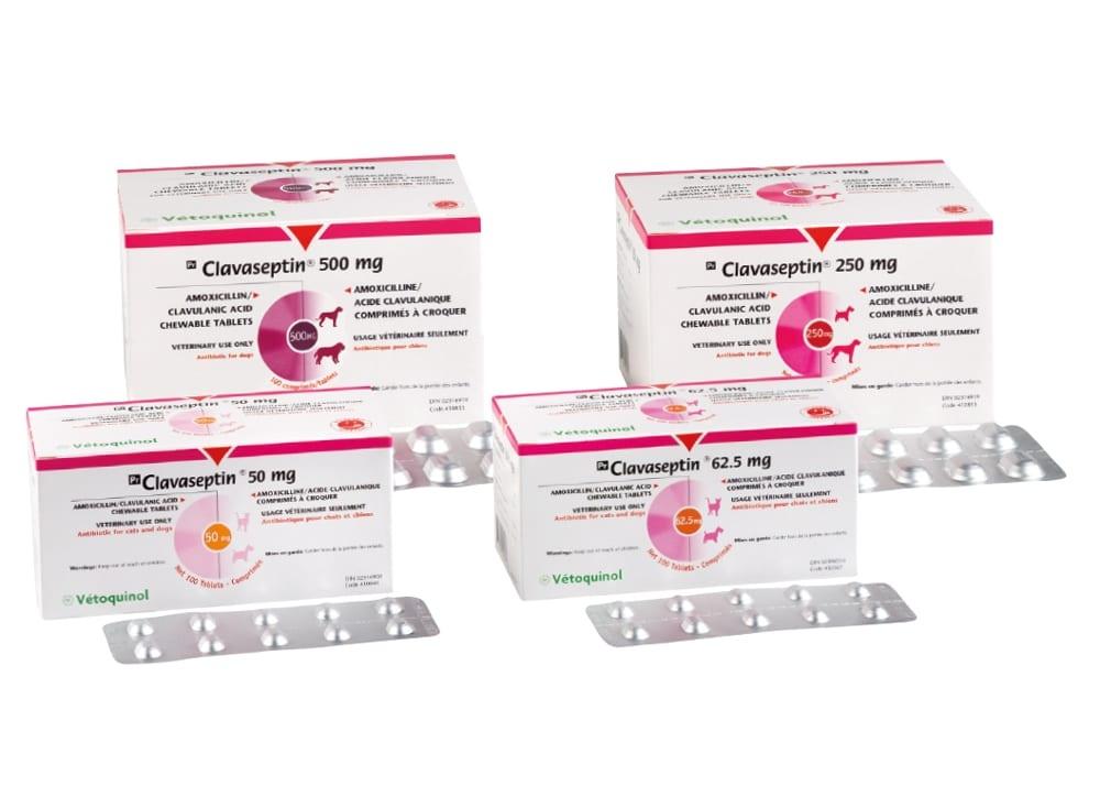 Clavaseptin Palatable Tablets for Dogs and Cats Image 1